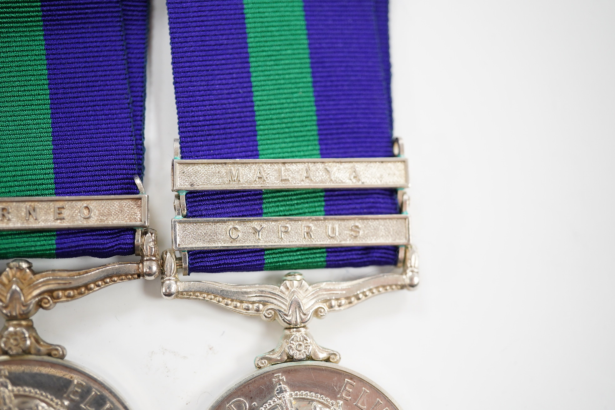 Three ERII General Service Medals